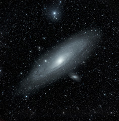 Obraz na płótnie Canvas Galaxies in andromeda constellation