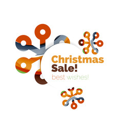 Christmas colorful geometric abstract background