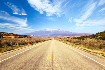 Road through  American Southwest, Utah, United States