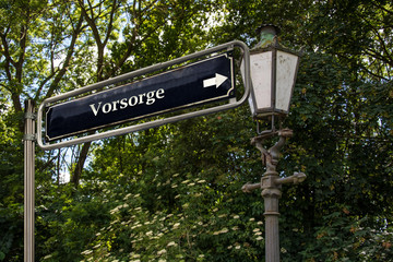 Schild 53 - Vorsorge