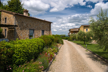 Fototapeta na wymiar Tuscan village