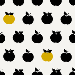 Seamless Apples Pattern