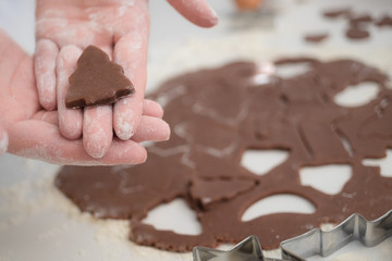 Schokoladenplätzchen backen