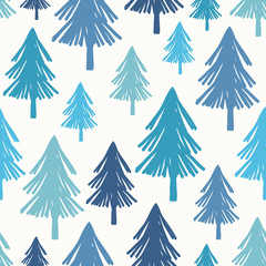 Obraz premium Seamless Christmas Pattern