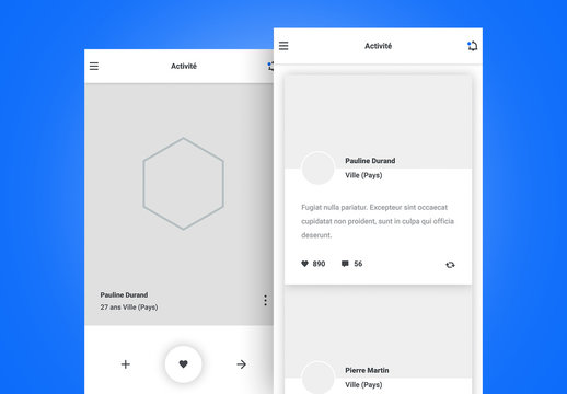 Kit de wireframe moderne