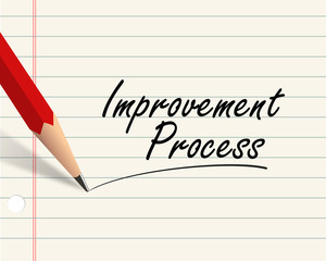 Pencil paper - improvement process