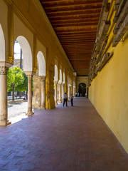Kreuzgang der Kathedrale, ehemalige Moschee Mezquita, Cordoba, Andalusien, Spanien, Europa