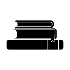 Book icon. School education supply and object theme. Isolated design. Vector illustration