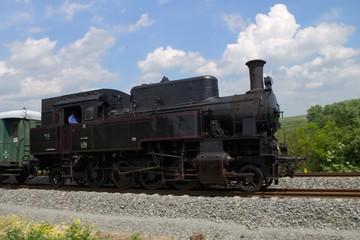 Obraz na płótnie Canvas Steam engine-big bull, Czech republic