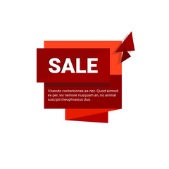 Special Offer Discount Sale Shopping Banner Flat Vector Illustration