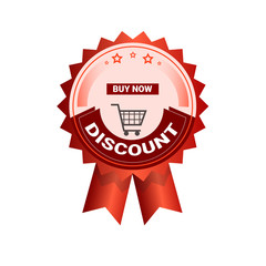 Special Offer Discount Sale Shopping Banner Flat Vector Illustration