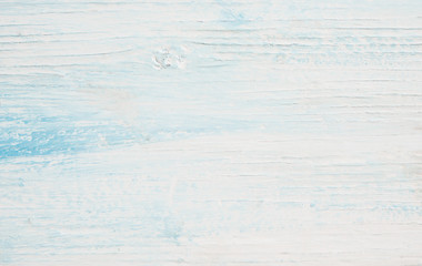 Light blue wooden background