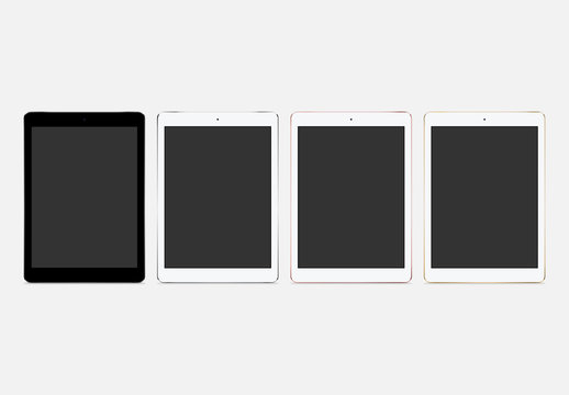 Tablet-Vektormodelle