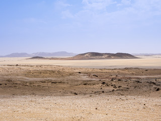 Wüste zwischen Swakopmund und Cape Cross, Lagunenberg , Region Erongo, Namibia, Afrika