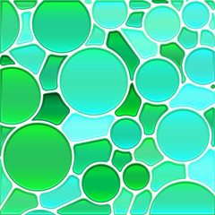abstract vector stained-glass mosaic background