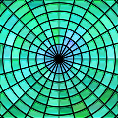 Naklejka premium abstract vector stained-glass mosaic background