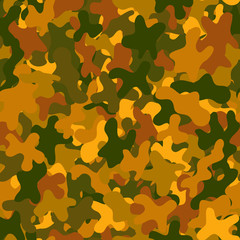 abstract vector chaotic spotted seamless pattern