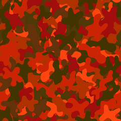 abstract vector chaotic spotted seamless pattern