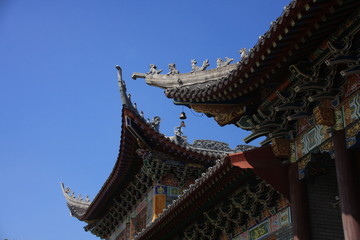 Naklejka premium toits des pagodes de Dapeng