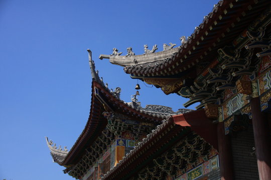 toits des pagodes de Dapeng