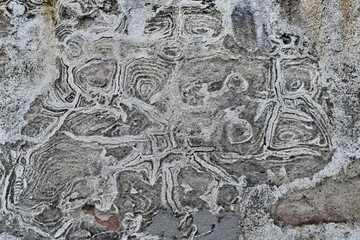 Grungy plaster wall, Penang, Malaysia