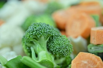 Broccoli and carrots