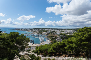 Fototapeta premium Panoramic view of Santa Maria di Leuca. Puglia. Italy. 