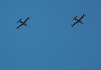 Flight training with MB339