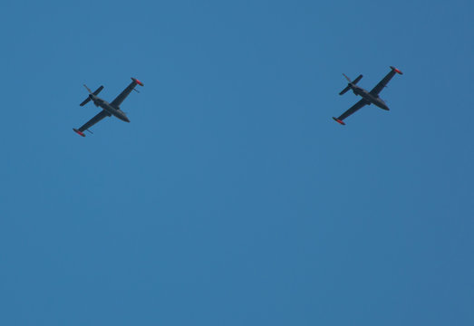 Flight training with MB339