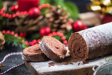 Traditional Christmas festive cake