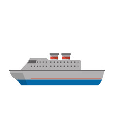 Obraz premium cruise ship icon. sea transportation nautical and marine theme. Isolated design. Vector illustration