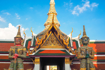 Fototapeta premium Wat Phra Kaew and Architecture of Thailand