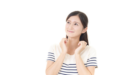 Fototapeta premium 微笑む女性