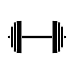 Weight icon. Fitness gym sport and bodybuilding theme. Isolated design. Vector illustration