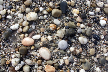 Natural stone wall texture for background