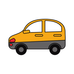 Car vehicle icon. transportation travel and trip theme. Isolated design. Vector illustration