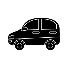Fototapeta na wymiar Car vehicle icon. transportation travel and trip theme. Isolated design. Vector illustration