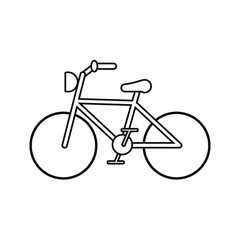bike vehicle icon. transportation travel and trip theme. Isolated design. Vector illustration