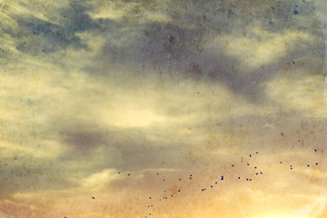 image of abstract sky background at sunrise