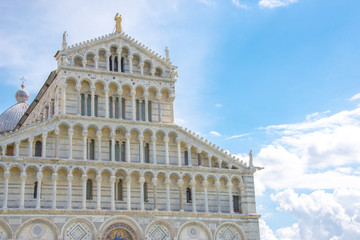 Pisa Cathedral against Blue Sky