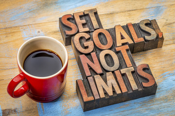 Set goals, not limits