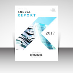 Business annual report brochure design vector illustration. Business presentation, poster, cover, booklet, banner, leaflet, flyer, newsletter, magazine, publication, landing page layout template