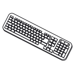 Keyboard icon. Device gadget and technology theme. Isolated design. Vector illustration