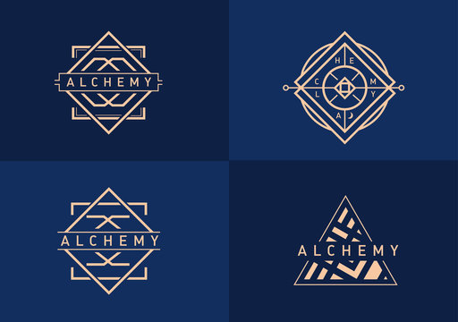  set linear gradient logo on alchemy