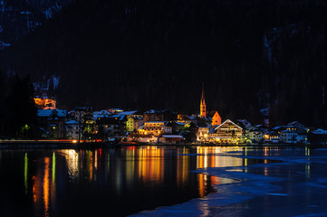 DOLOMITES - The small town of Alleghe