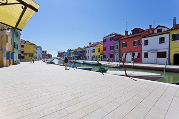 Fototapeta premium Burano island, Venice, Italy
