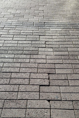 Square paving asphalt.