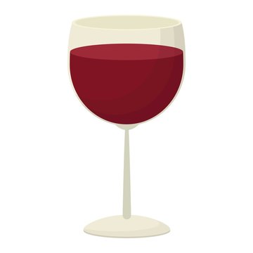 Glass wine vector illustration.
