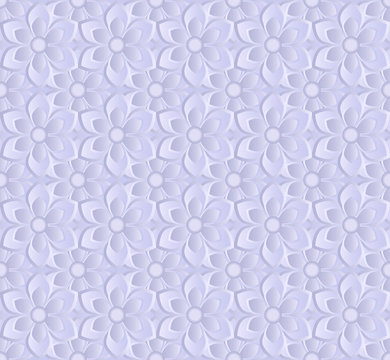 seamless background with floral pattern © mtmmarek