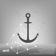 Anchor solid body symbol